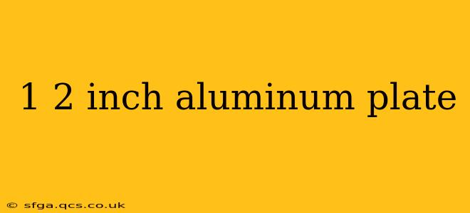1 2 inch aluminum plate