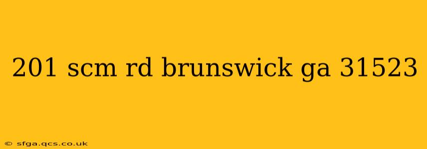 201 scm rd brunswick ga 31523