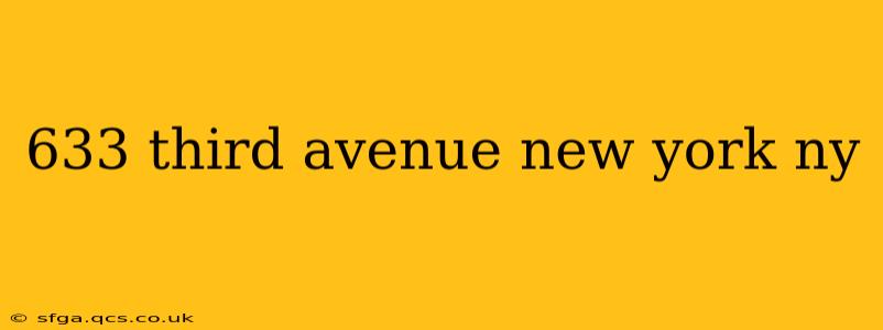 633 third avenue new york ny