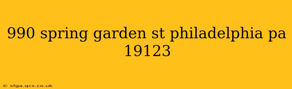 990 spring garden st philadelphia pa 19123
