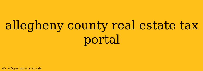 allegheny county real estate tax portal