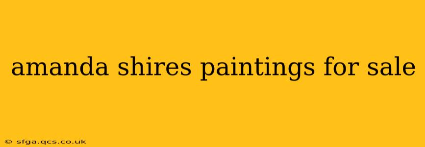 amanda shires paintings for sale
