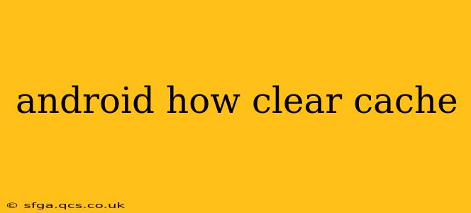 android how clear cache