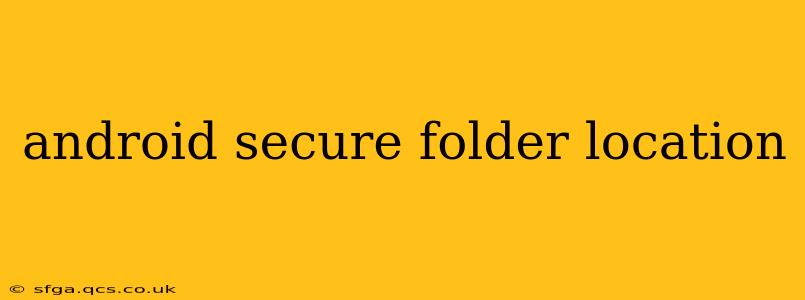android secure folder location