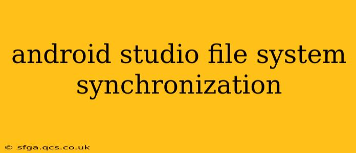 android studio file system synchronization