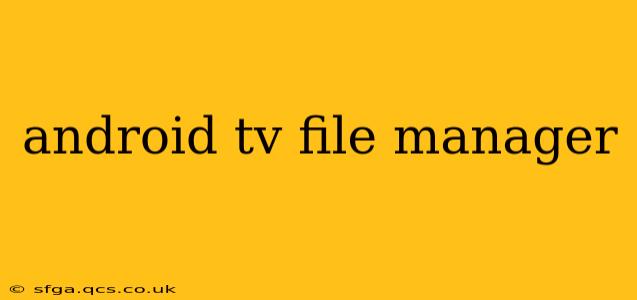 android tv file manager