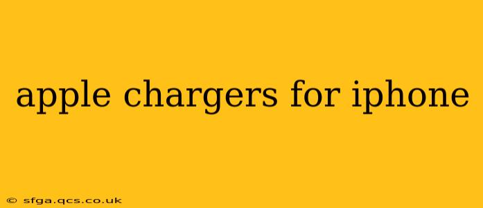 apple chargers for iphone