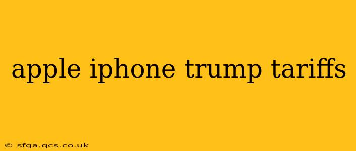 apple iphone trump tariffs
