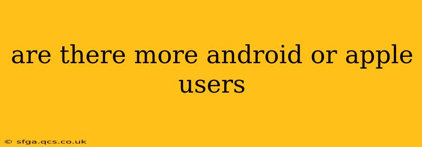 are there more android or apple users