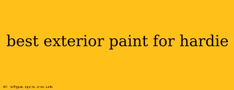 best exterior paint for hardie