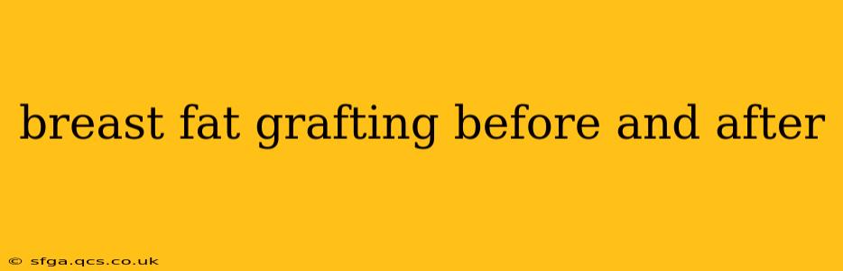 breast fat grafting before and after
