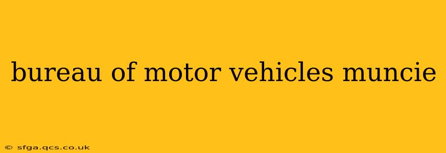 bureau of motor vehicles muncie