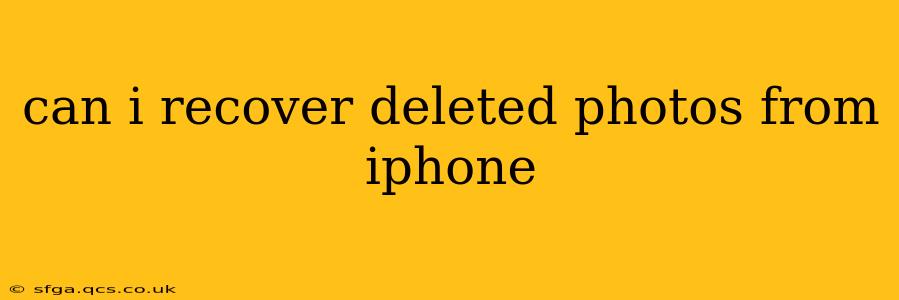 can i recover deleted photos from iphone