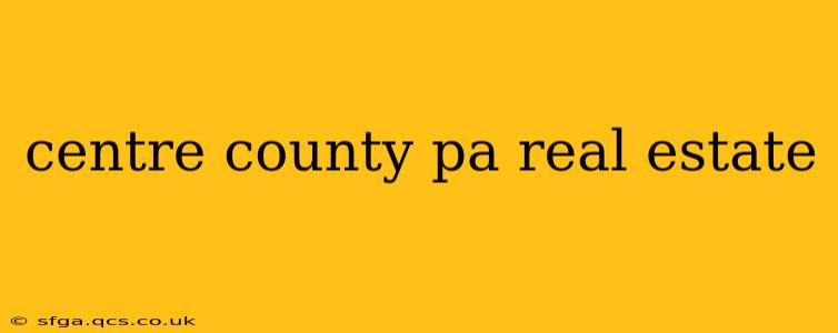 centre county pa real estate
