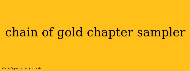 chain of gold chapter sampler