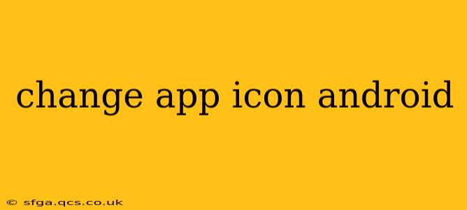 change app icon android