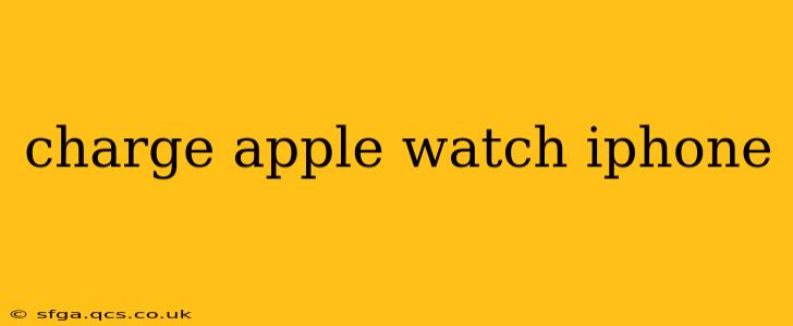charge apple watch iphone