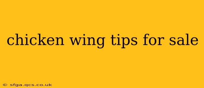 chicken wing tips for sale