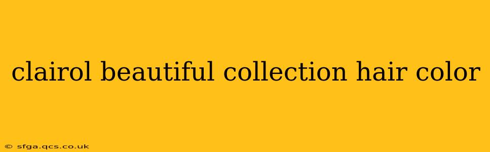 clairol beautiful collection hair color