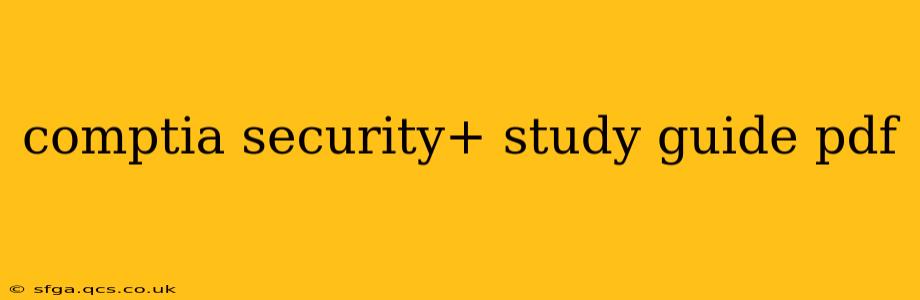 comptia security+ study guide pdf