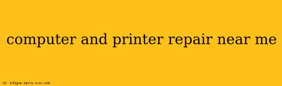 computer and printer repair near me