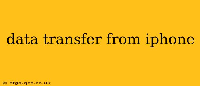 data transfer from iphone