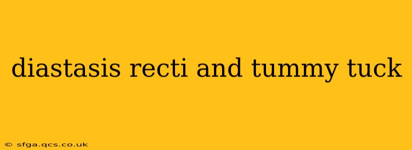 diastasis recti and tummy tuck