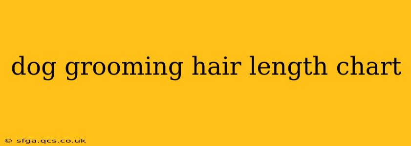 dog grooming hair length chart