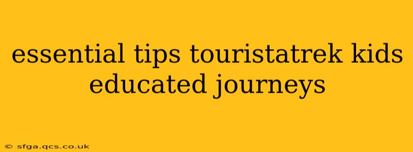 essential tips touristatrek kids educated journeys