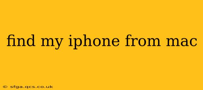 find my iphone from mac