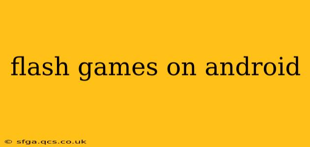 flash games on android