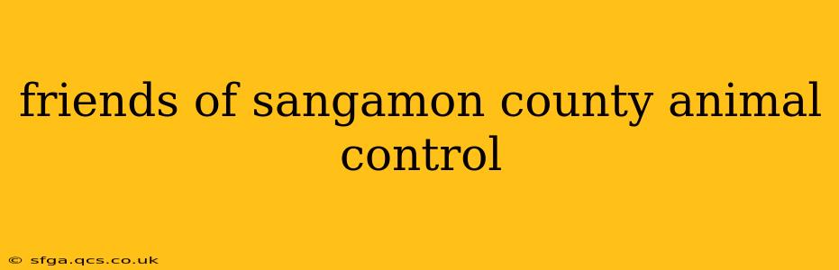 friends of sangamon county animal control