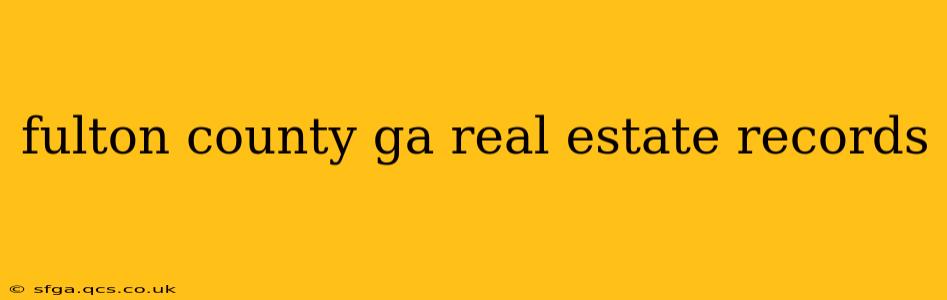 fulton county ga real estate records