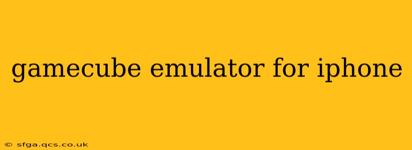 gamecube emulator for iphone