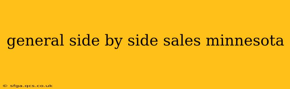 general side by side sales minnesota