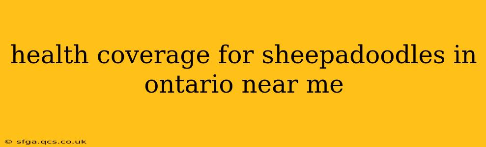 health coverage for sheepadoodles in ontario near me
