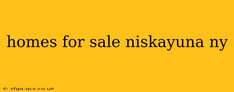 homes for sale niskayuna ny