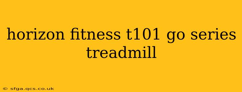 horizon fitness t101 go series treadmill