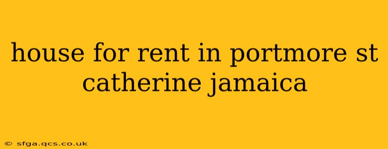 house for rent in portmore st catherine jamaica
