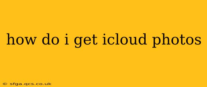 how do i get icloud photos