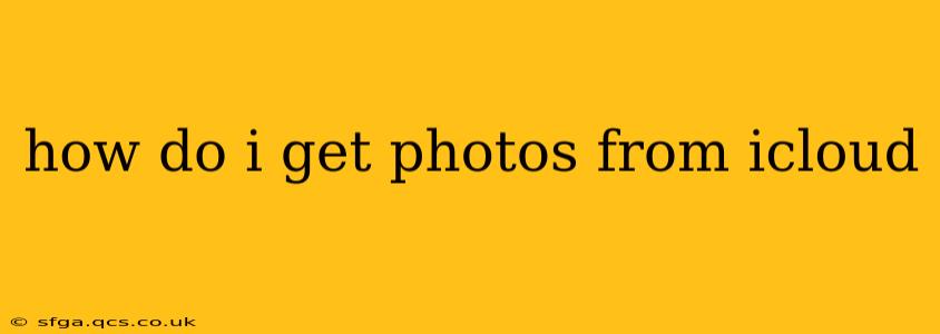 how do i get photos from icloud