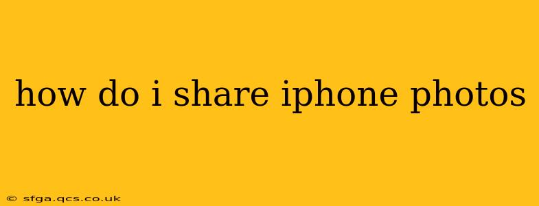 how do i share iphone photos
