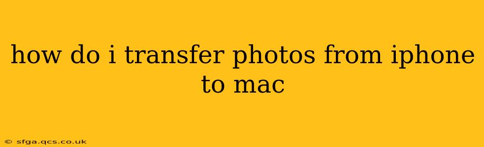 how do i transfer photos from iphone to mac