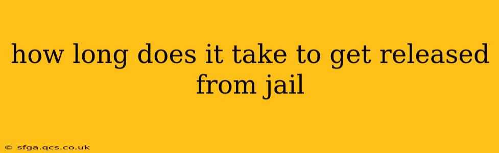 how long does it take to get released from jail