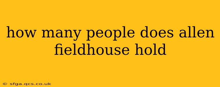 how many people does allen fieldhouse hold