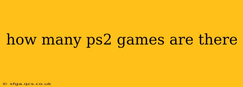 how many ps2 games are there