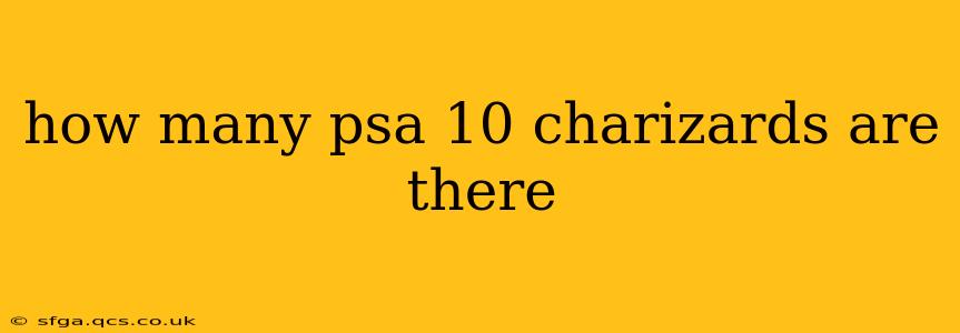 how many psa 10 charizards are there