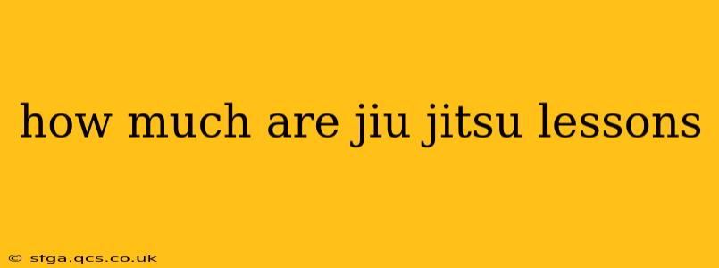 how much are jiu jitsu lessons