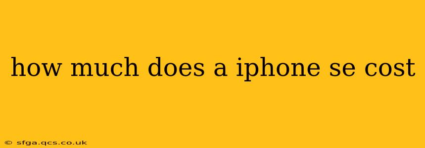 how much does a iphone se cost