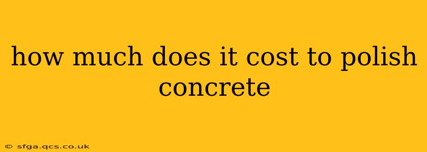 how much does it cost to polish concrete